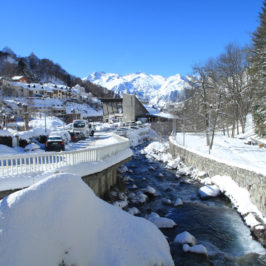 Barèges sous la neige en février 2013