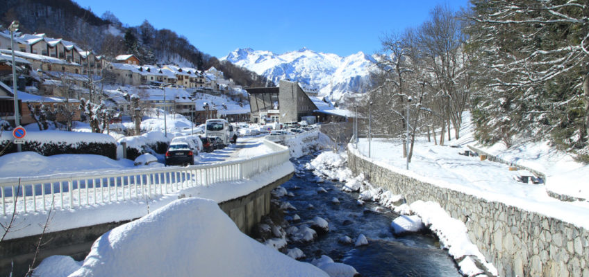 Barèges sous la neige en février 2013