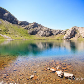 Au niveau du lac de la Bernatoire